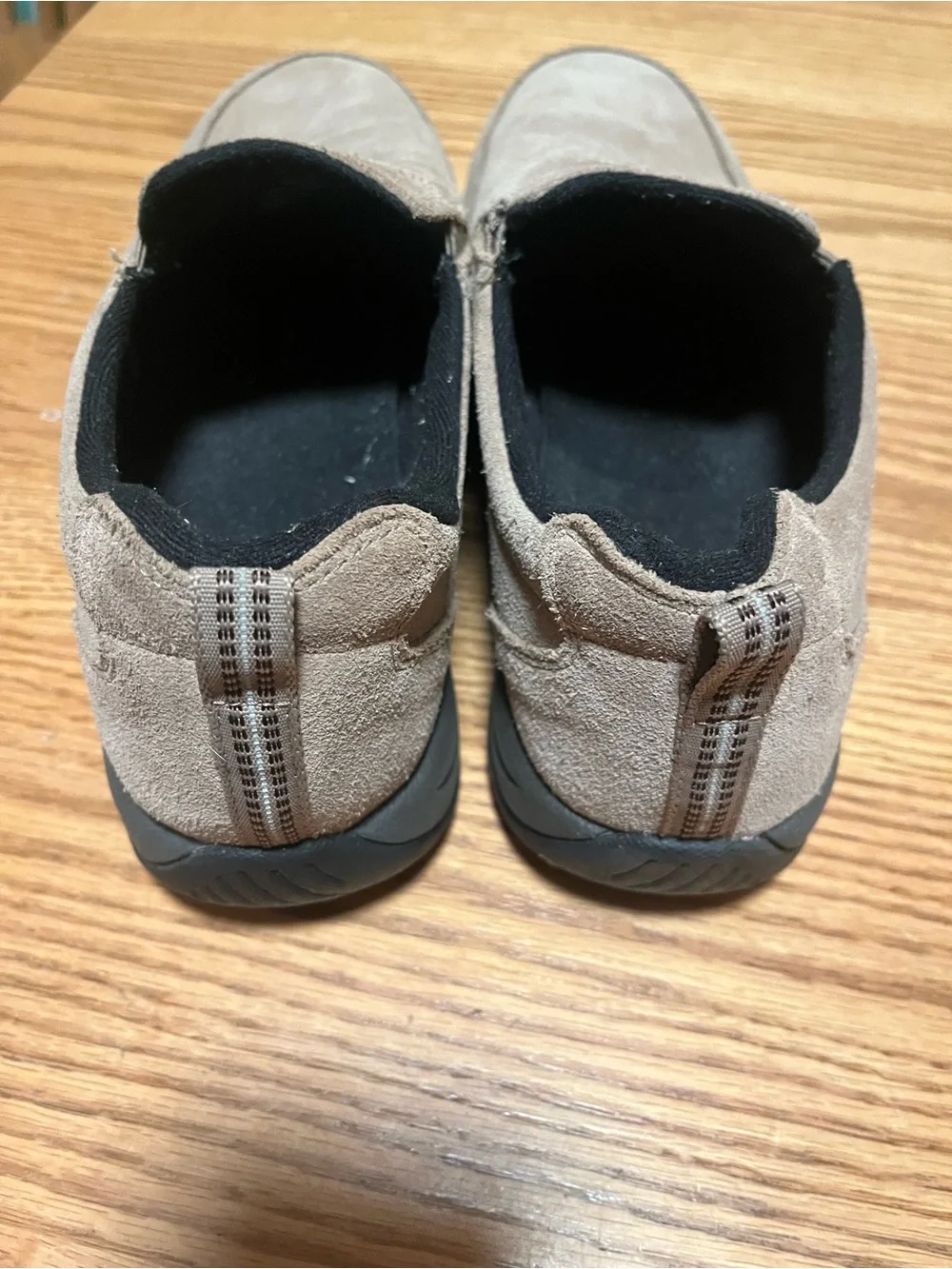 L.L. Bean Men's Comfort Mocs Slip-On Loafers Tan Suede Size 10.5 Medium
